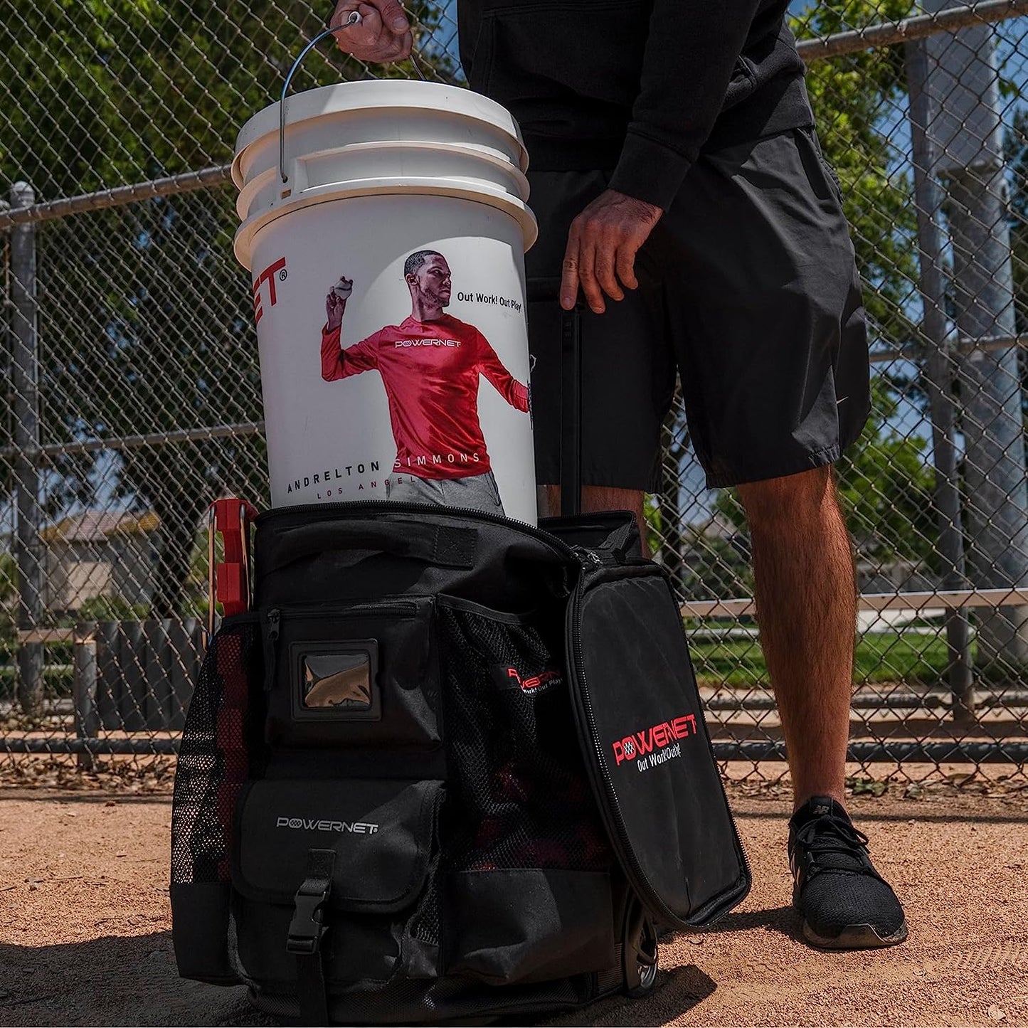 PowerNet 6 Gallon Wheeled Bucket Cover