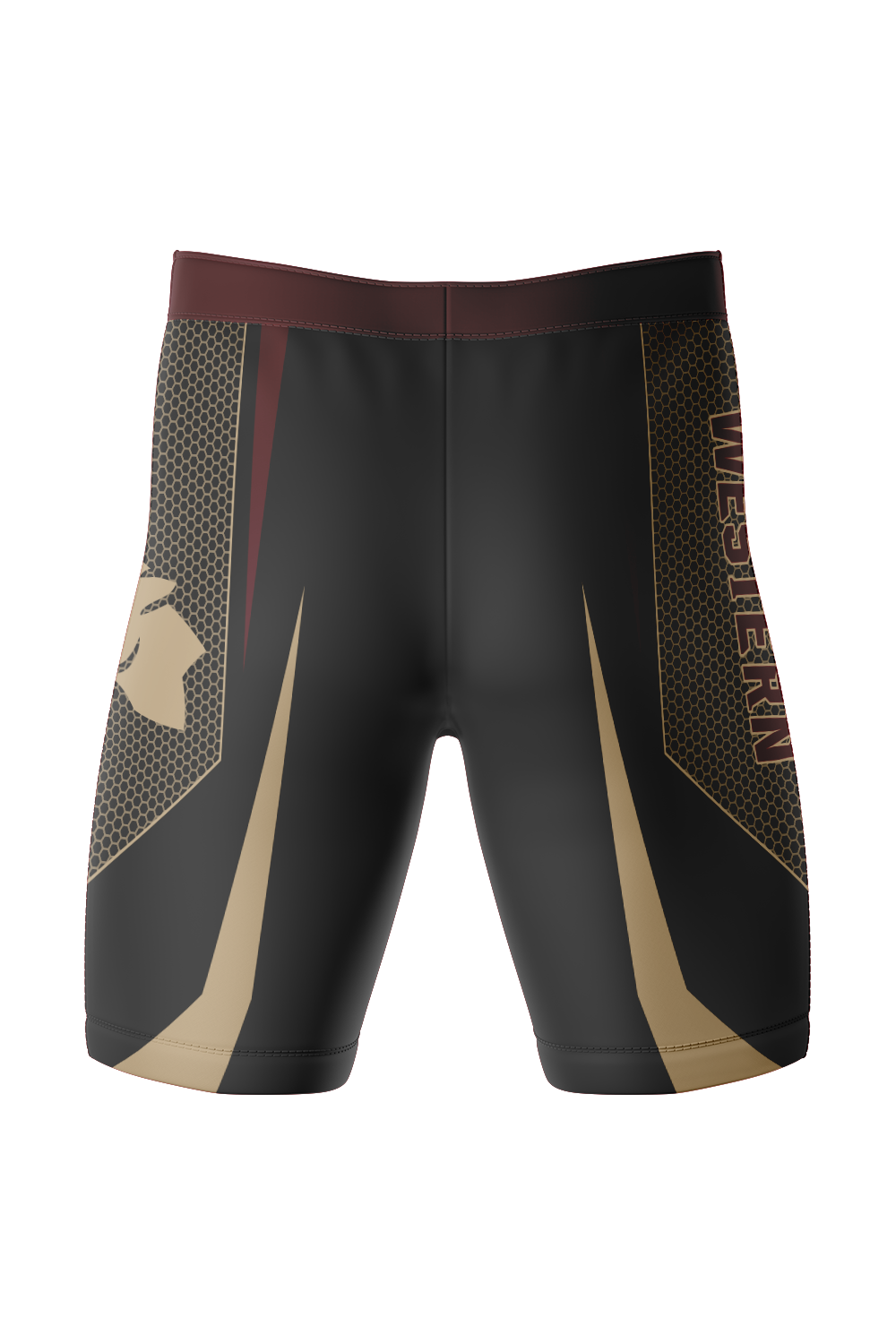 Parma Western MatCats Wrestling Men's Sublimated Performance Compression Shorts