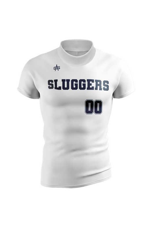 Sluggers Sublimated Performance Short Sleeve Turtle Neck Compression Top