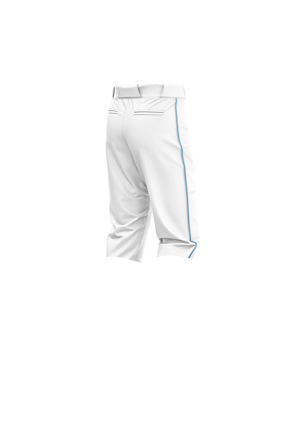 ETX Bandits Baseball Sublimated Knickers- White/Blue Braid