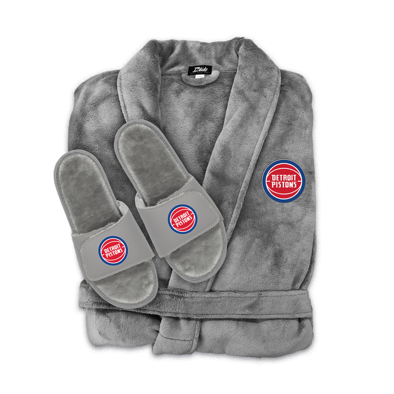 Detroit Pistons Boss Robe Slide Bundle