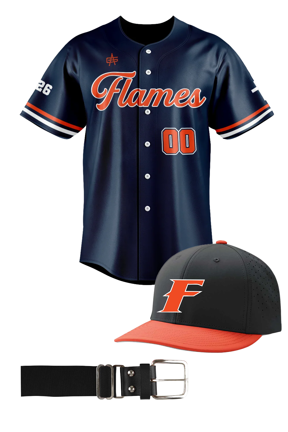 Flames Baseball Player Package