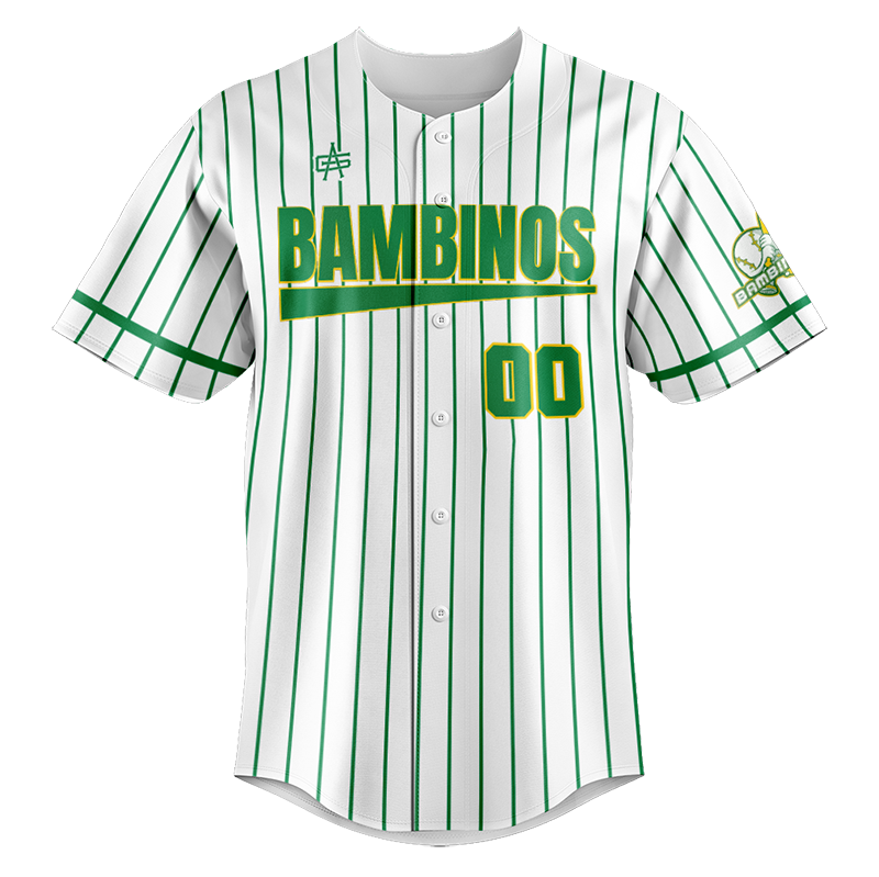 Bambinos Baseball Full Button Jersey
