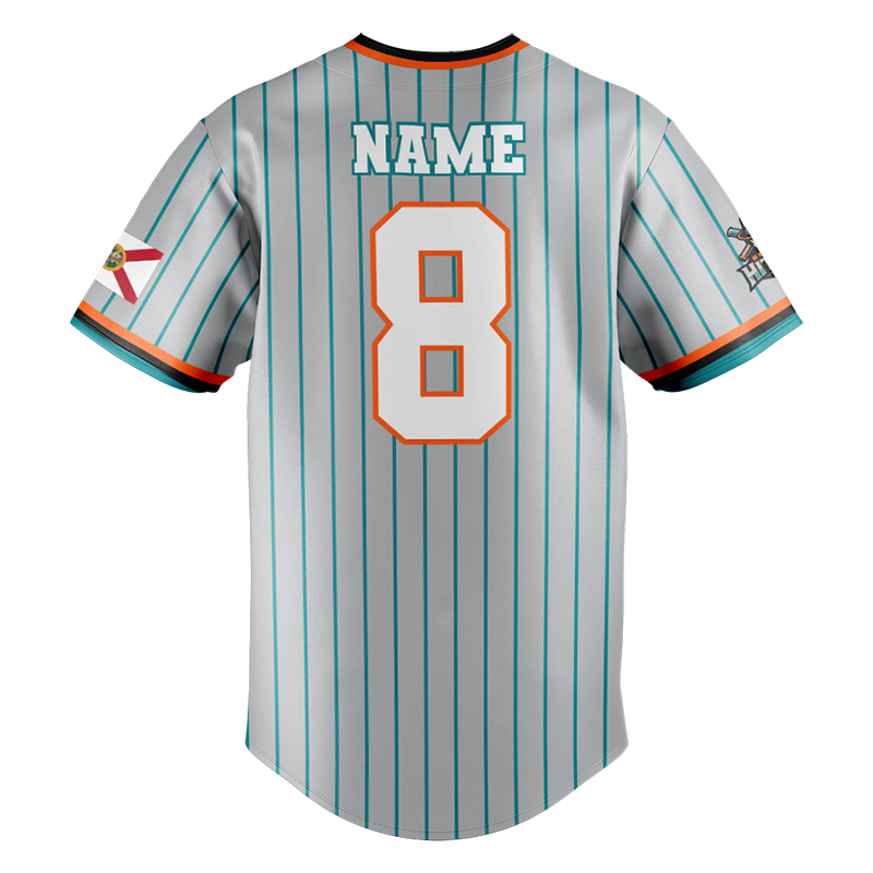 Brevard Hitmen Baseball Full Button Jersey