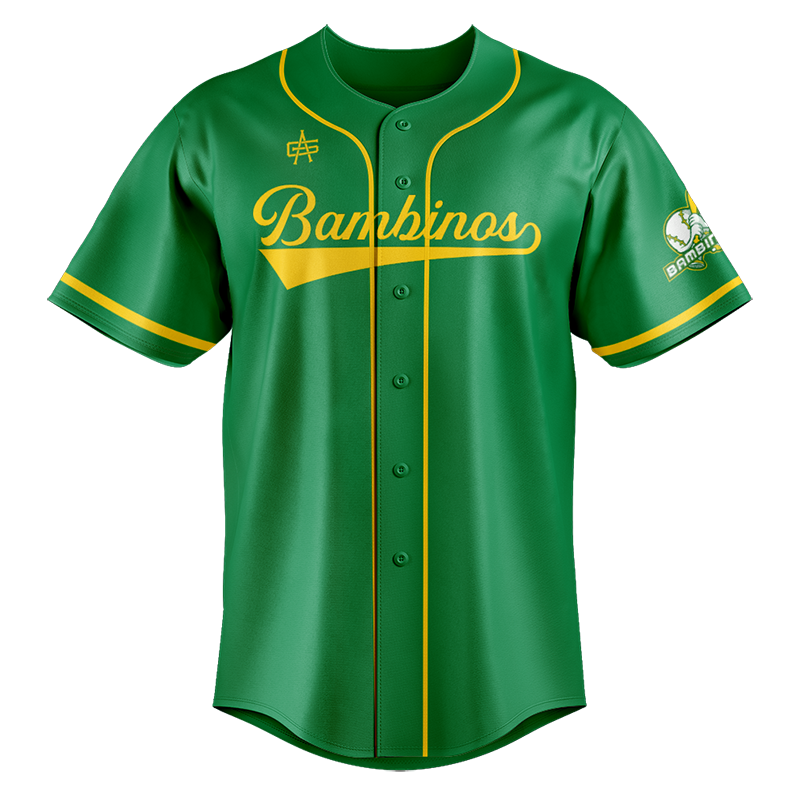 Bambinos Baseball Full Button Jersey