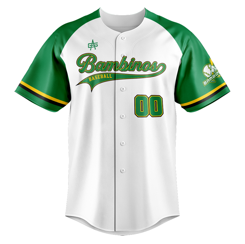Bambinos Baseball Full Button Jersey