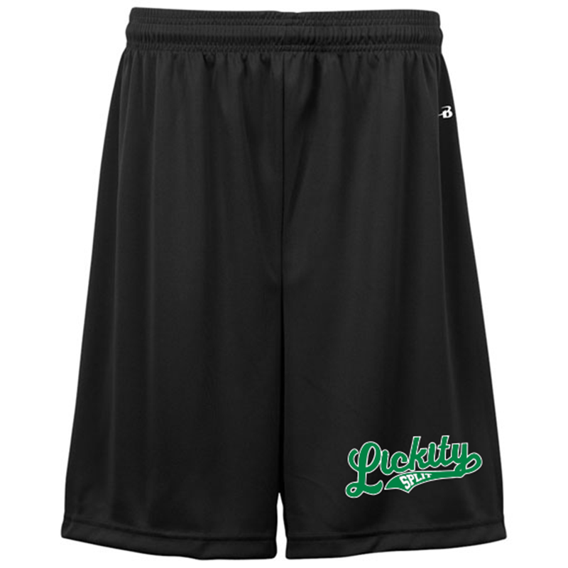 Lickity Split Softball Black Shorts