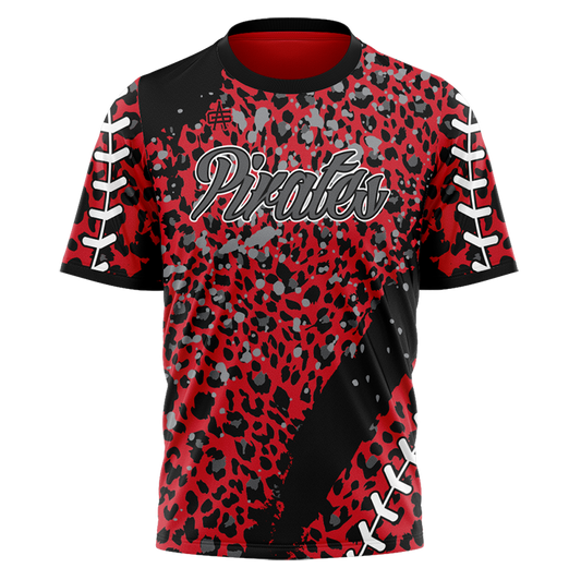Cardington Pirates Softball Fan Sublimated No Button Jersey
