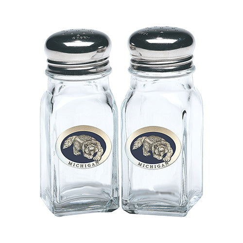 Wolverine with Michigan Salt and Pepper Shakers