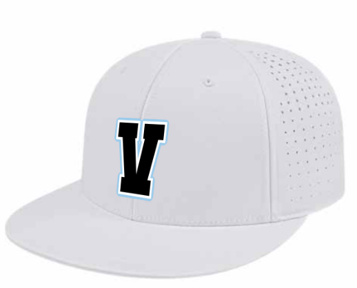 Post 11 Embroidered Flex Fit hat, White