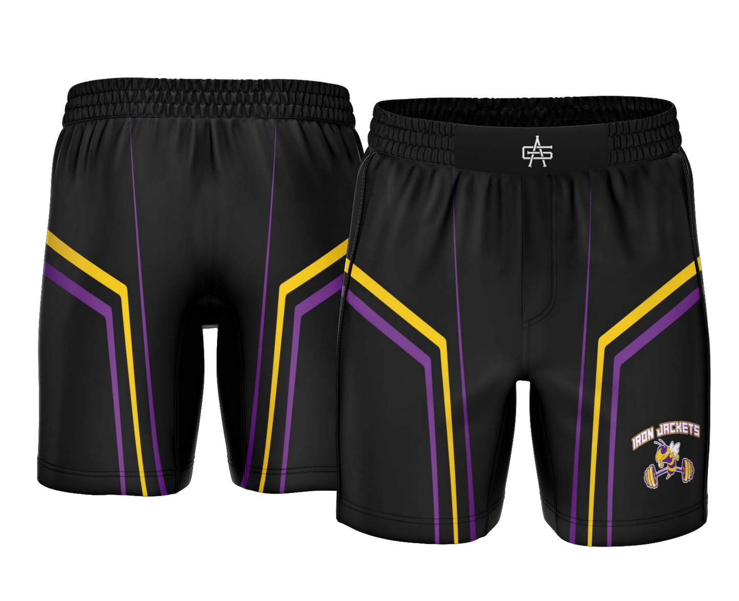 Greenville Iron Jackets Performance Sublimated Fight Shorts