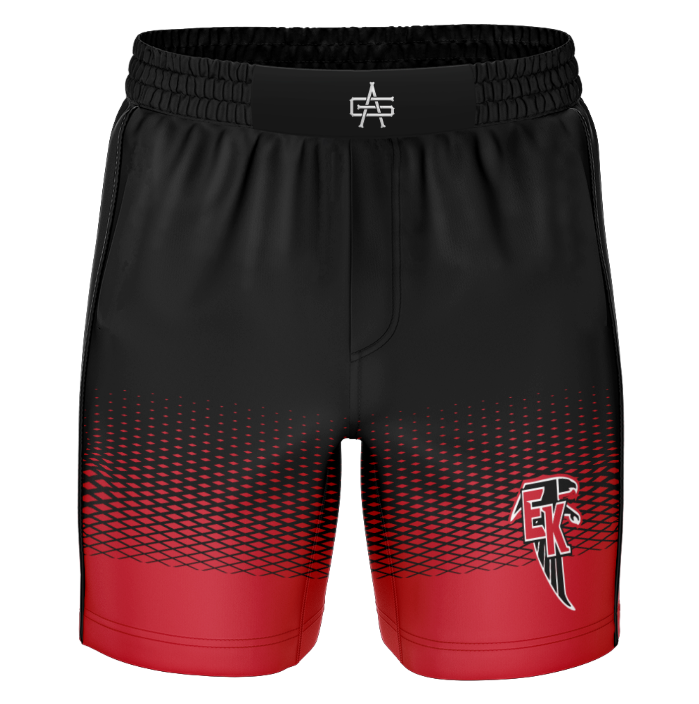 East Kentwood Football Custom Performance Sublimated Fight Shorts