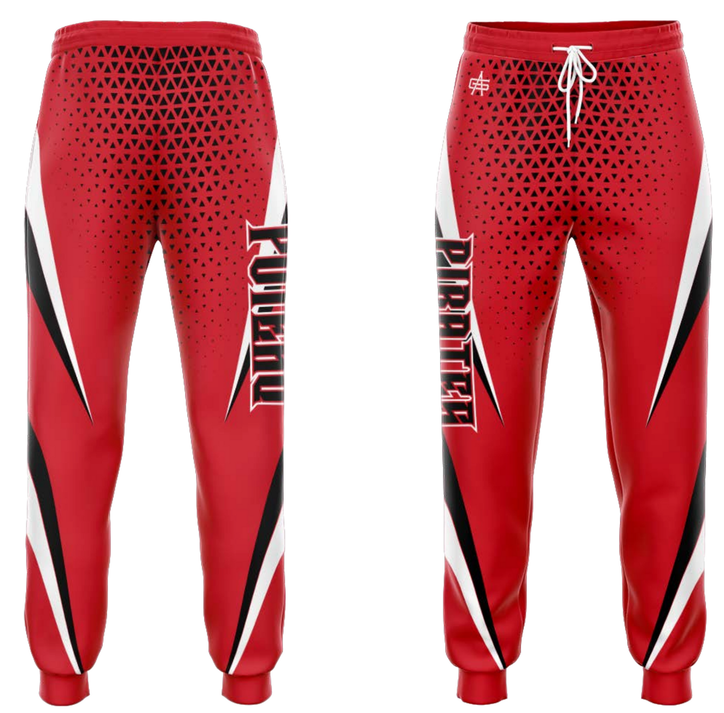 Poteau Pirates Football Custom Performance Sublimated Joggers with Pockets