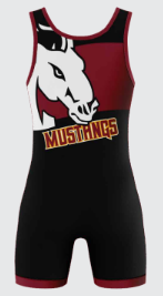 PCM Mustangs Wrestling Singlet