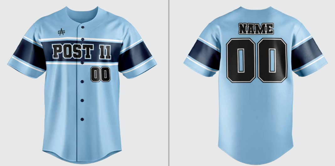 Post 11 Full Button Jersey Version 1