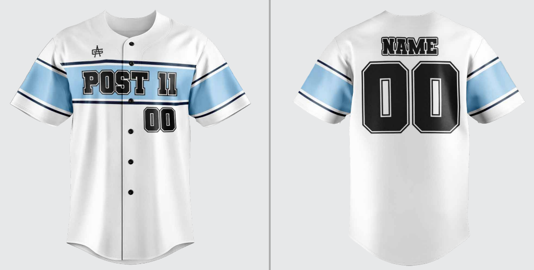 Post 11 Full Button Jersey version 2