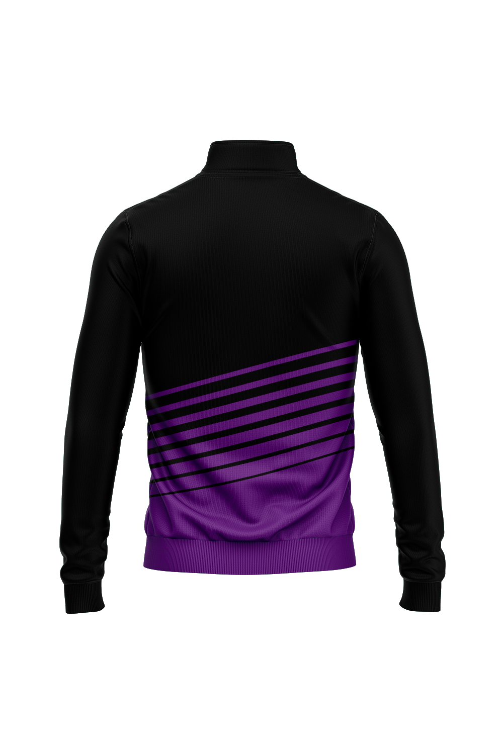 Spartans Football Sublimated Performance Quarter Zip- Black