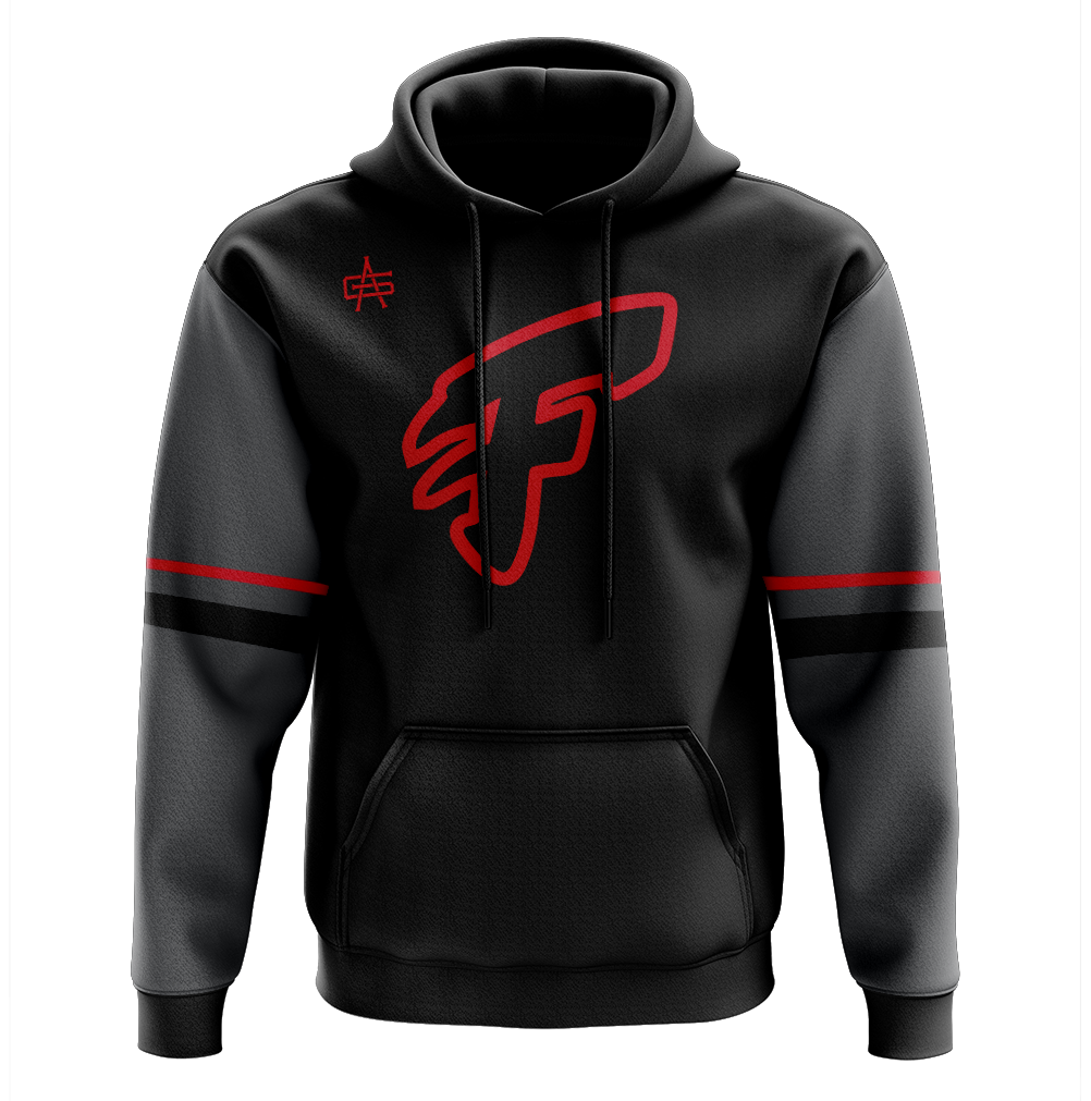 Folsom Flames Baseball Sublimated Performance Hoodie