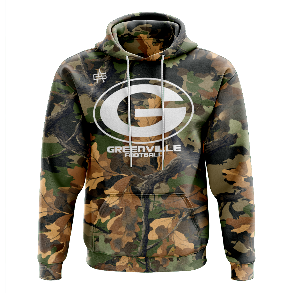 Greenville Football Gutsy IGNITE+ Hunter Camo Hoodie - Adult and Youth Sizes