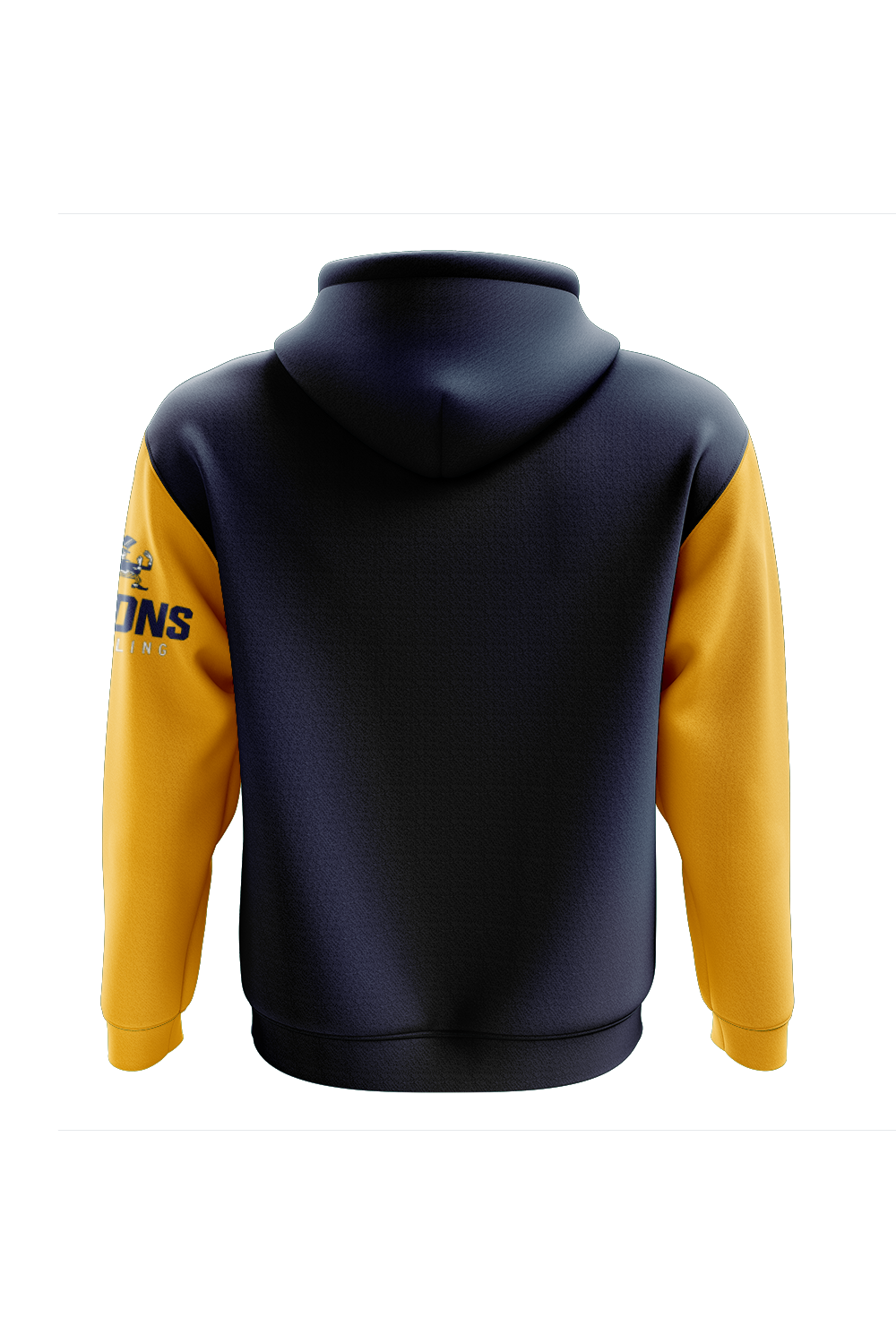 B-CC High School Wrestling Sublimated Performance Hoodie - Gold