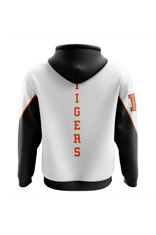 Hudson Wrestling Sublimated Charged Performance Hoodie - White