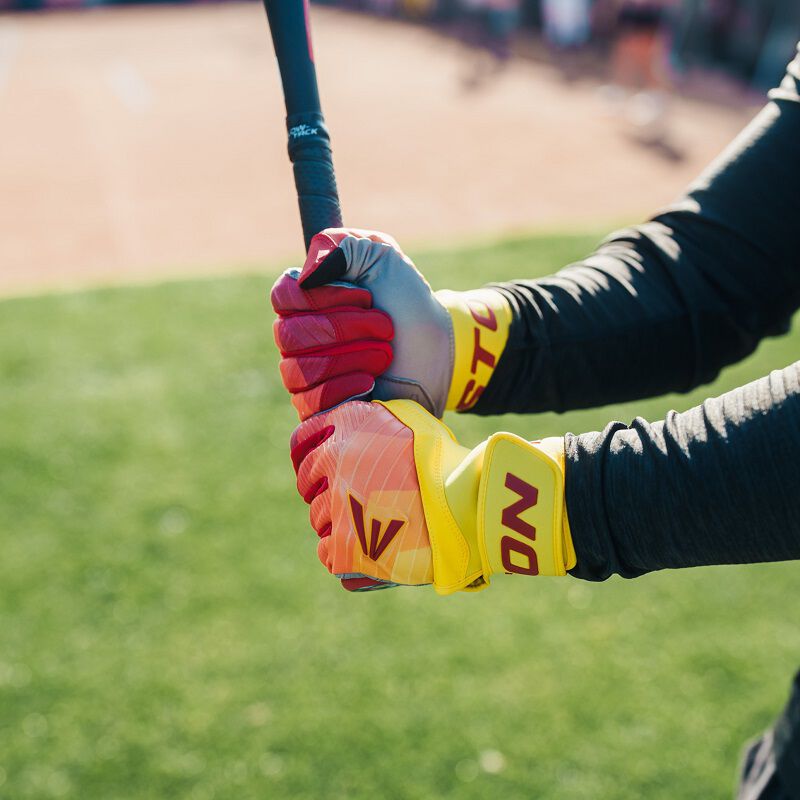Easton Walk-Off Ethos Batting Gloves - Fire