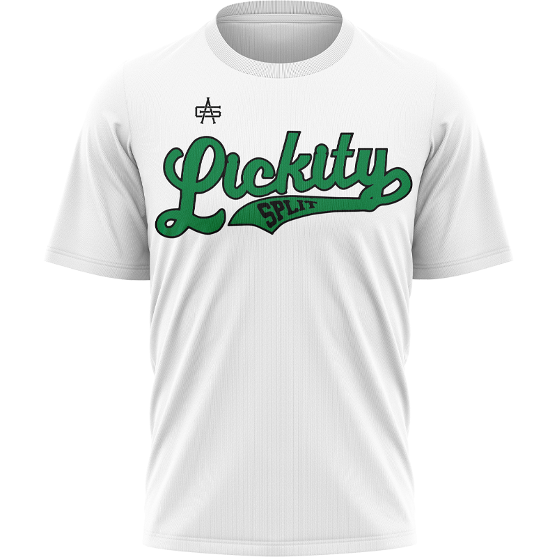 Lickity Split Softball White Parent Jersey