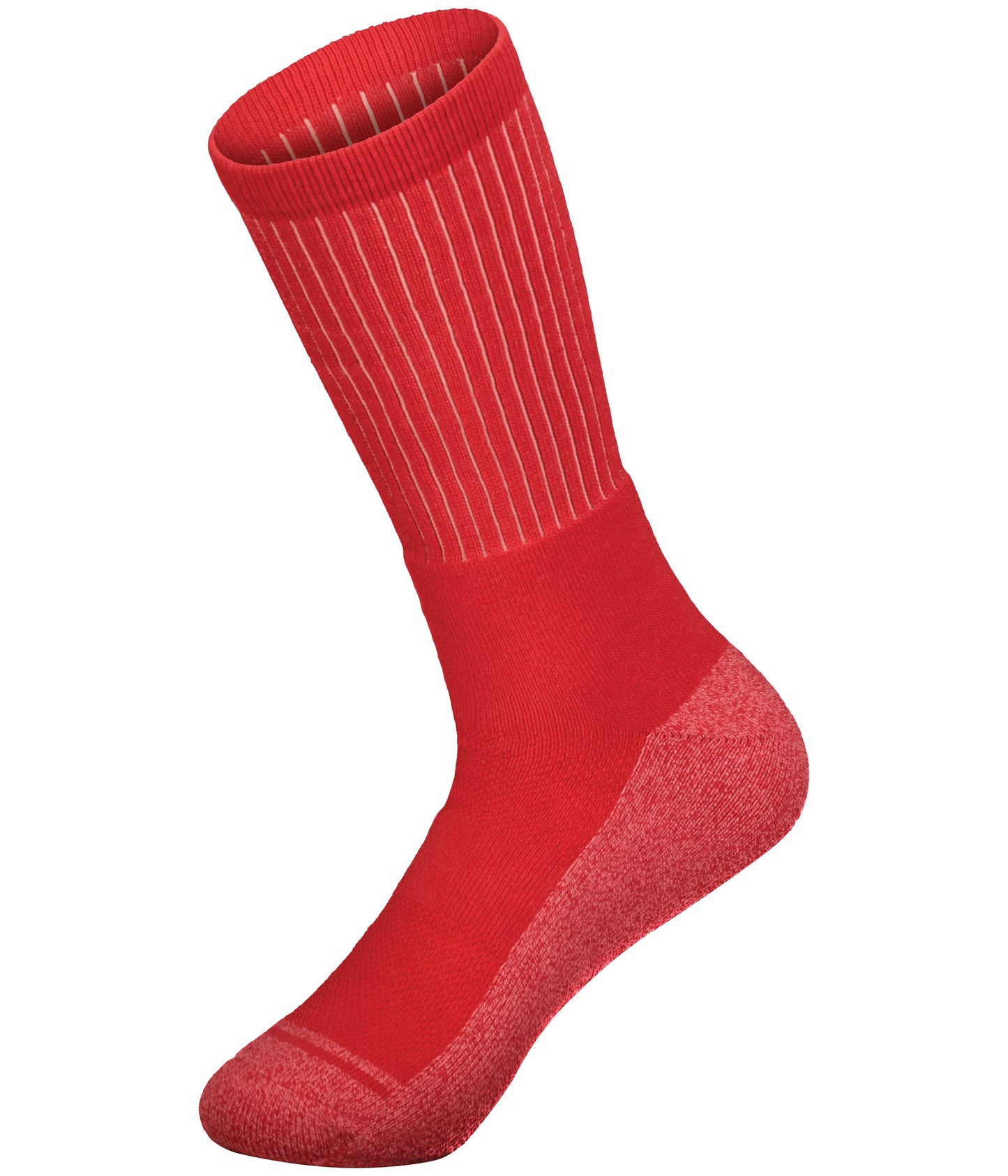 Augusta Sportswear Tonal Crew Sock- Red
