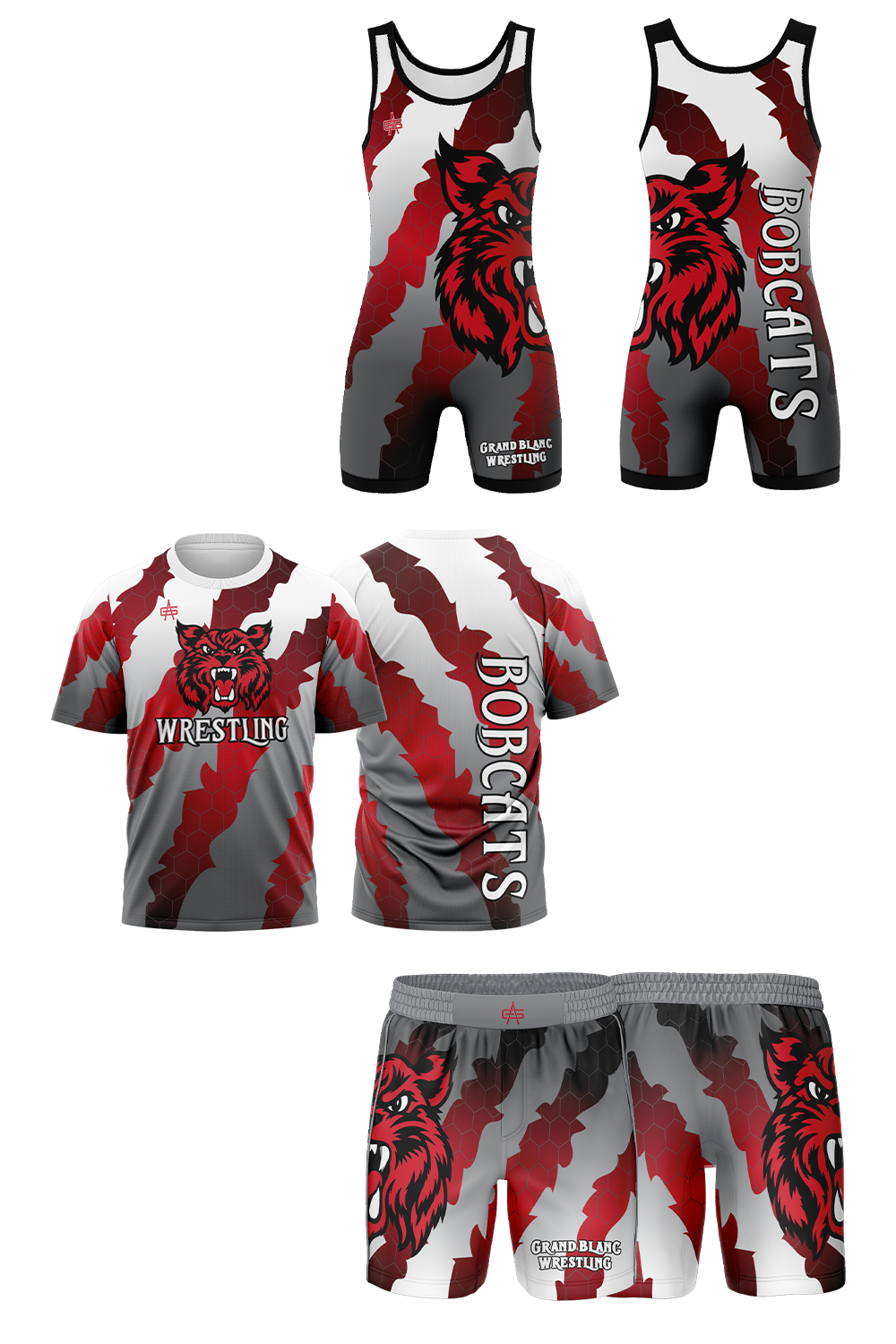 Grand Blanc Wrestling Sublimated Family Bundle 1