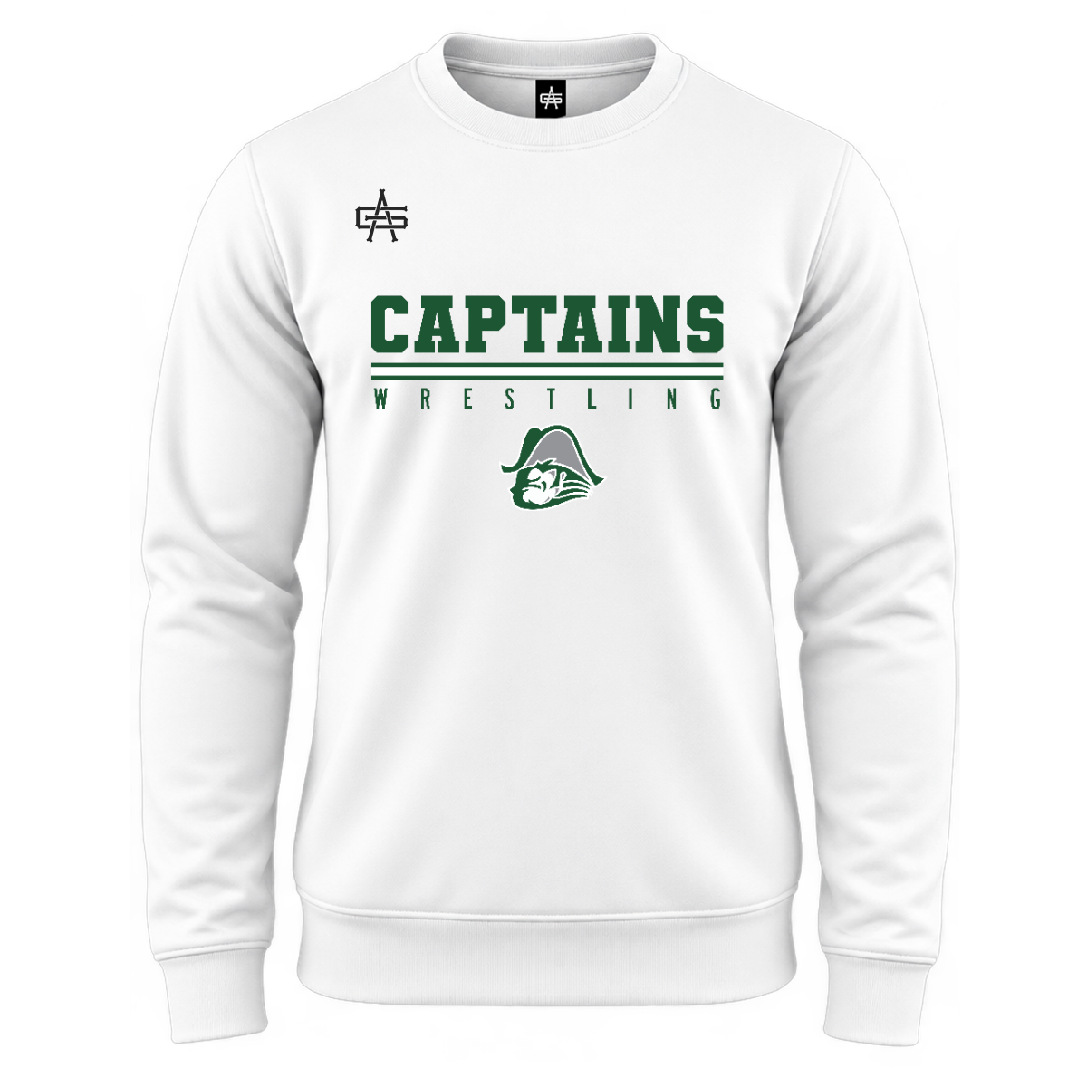 Waterford Kettering Wrestling DTF Gutsy Maverick Essential Fleece Crew
