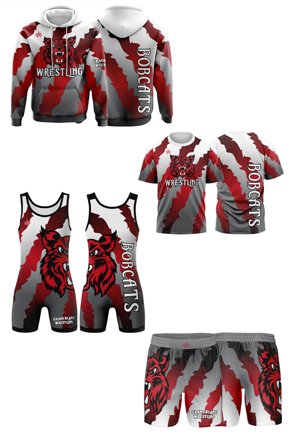 Grand Blanc Wrestling Sublimated Family Bundle 2