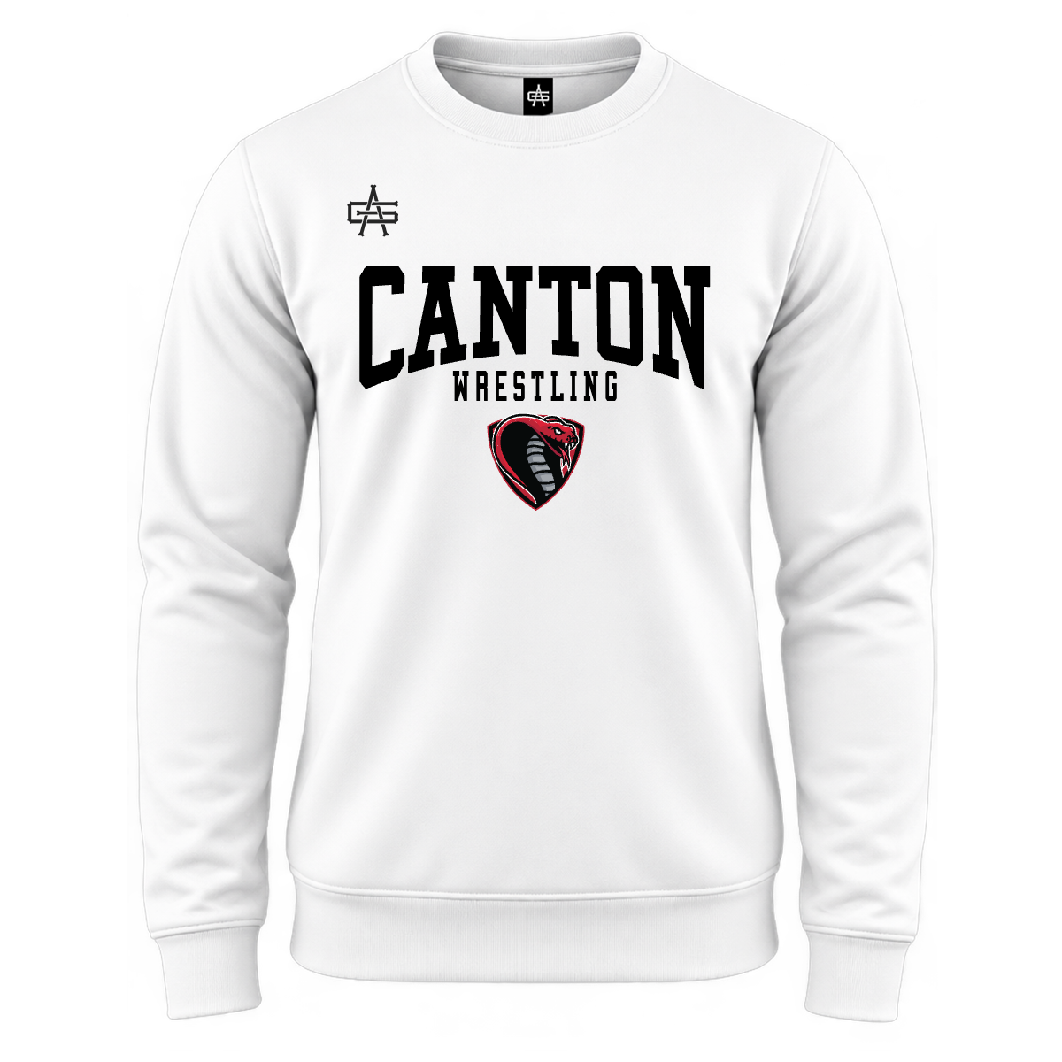 Canton Wrestling DTF Gutsy Maverick Essential Fleece Crew