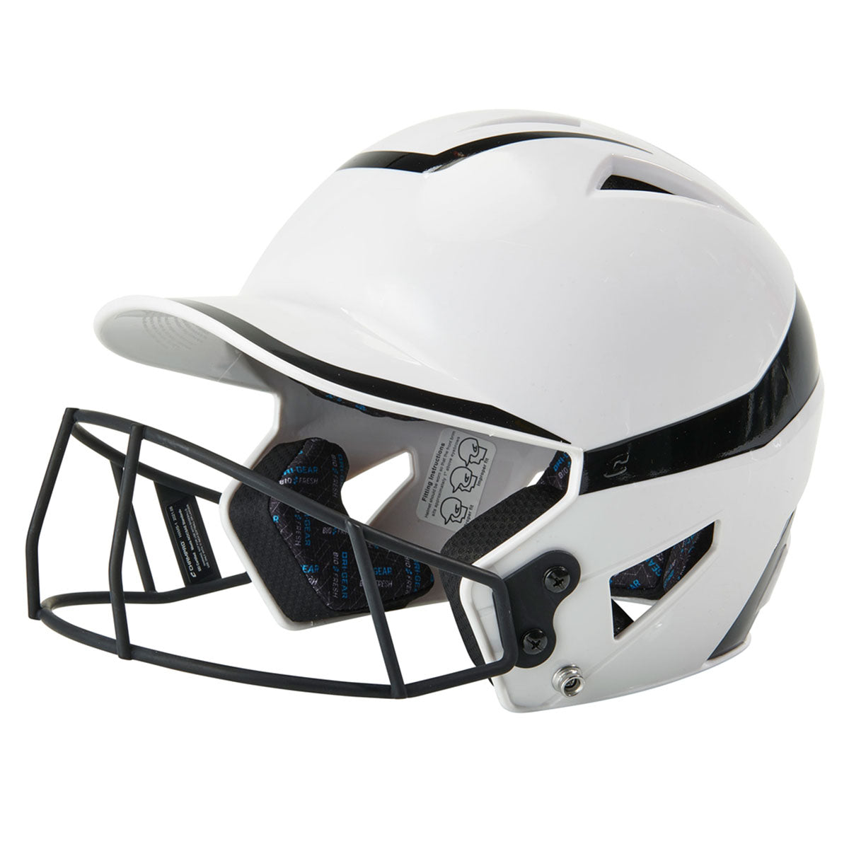 Champro HX Rise Pro Fastpitch Batting Helmet w/ Facemask