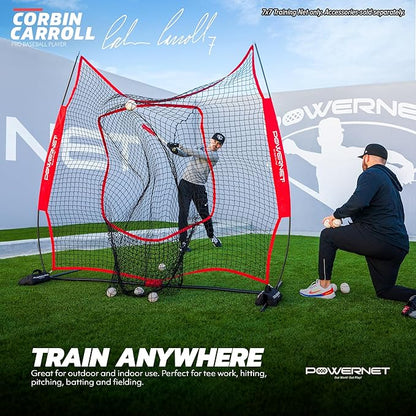 PowerNet 7x7 Baseball Softball Hitting Net