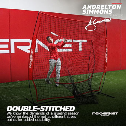 PowerNet 7x7 Baseball Softball Hitting Net