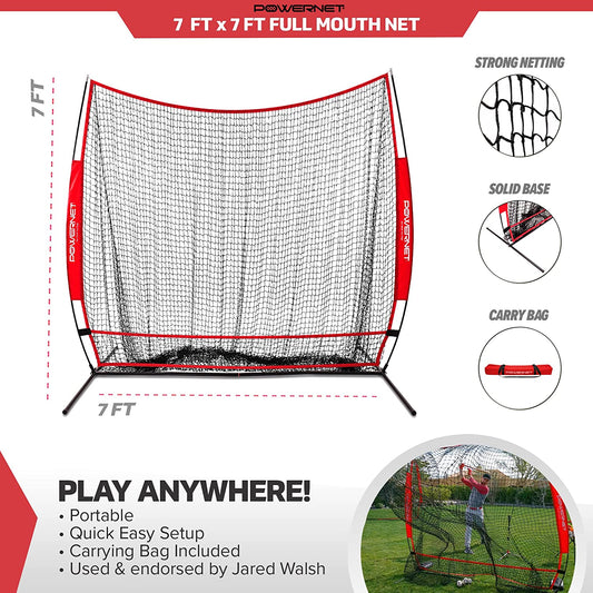 7x7 FT Full Mouth Net | Bigger Target