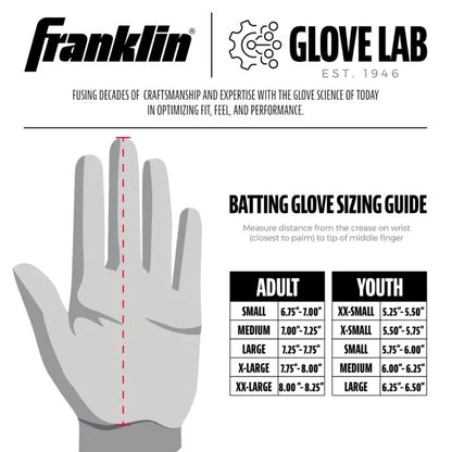 Franklin Infinite Hi-Lite Powerstrap™ Batting Gloves