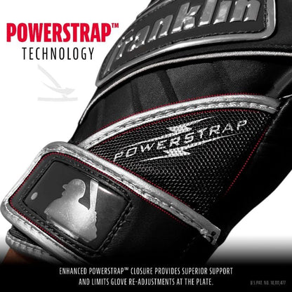 Franklin Powerstrap™ Chrome Batting Gloves