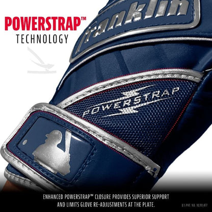 Franklin Powerstrap™ Chrome Batting Gloves