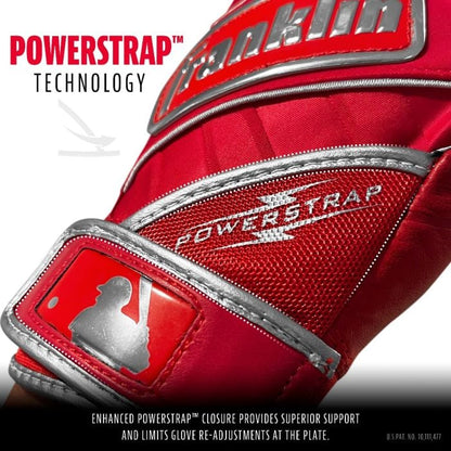 Franklin Powerstrap™ Chrome Batting Gloves