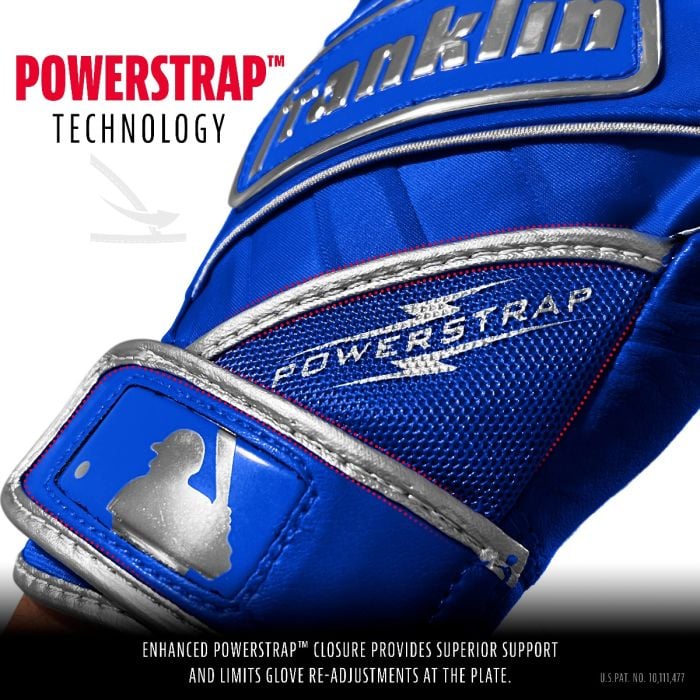 Franklin Powerstrap™ Chrome Batting Gloves