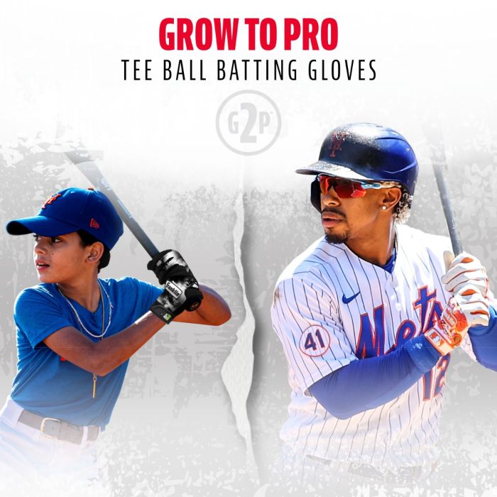 MLB Grow to Pro Teeball Batting Gloves