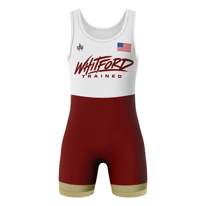 MI Rev Wrestling Men's Sublimated Performance Singlet - Red