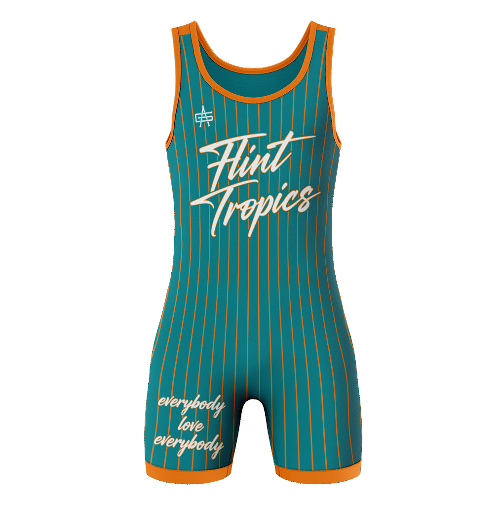 Flint Tropics Wrestling Men's Sublimated Performance Singlet - V5