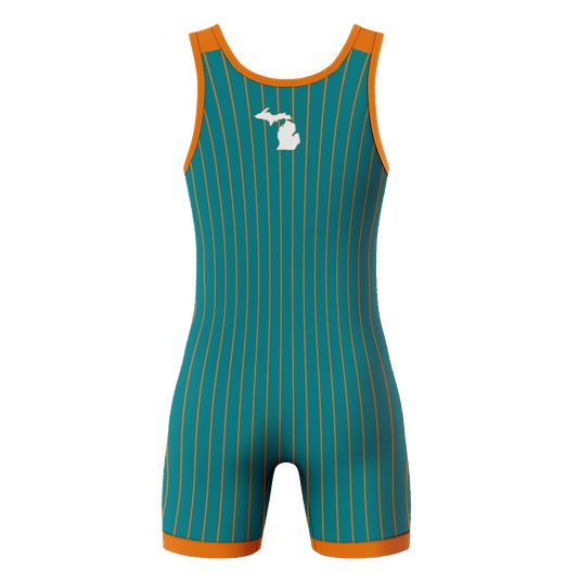 Flint Tropics Wrestling Men's Sublimated Performance Singlet - V5