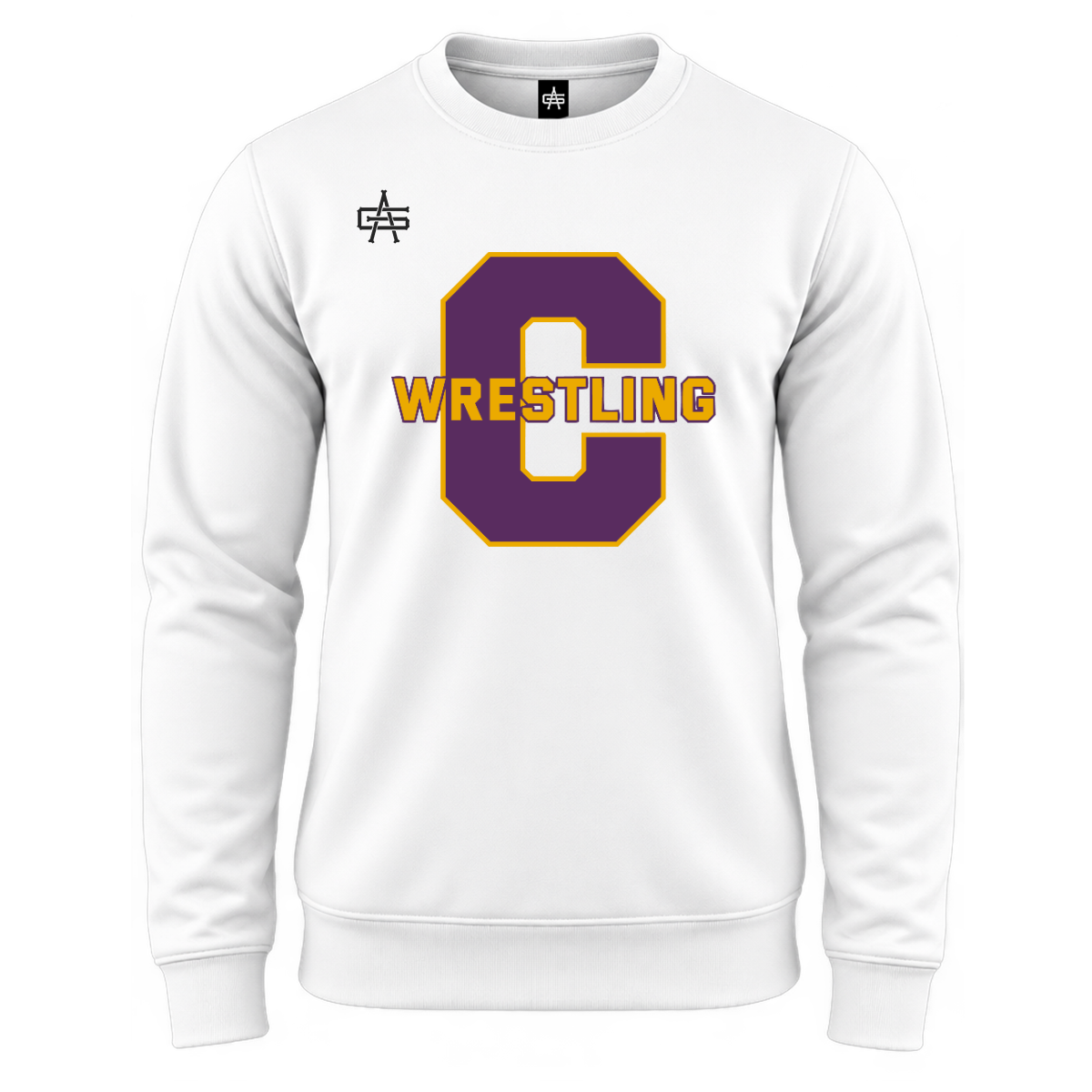 Caro Wrestling DTF Gutsy Maverick Essential Fleece Crew
