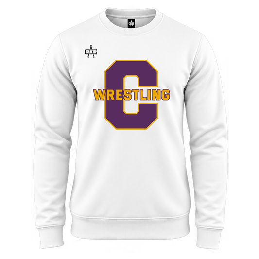 Caro Wrestling DTF Gutsy Maverick Essential Fleece Crew