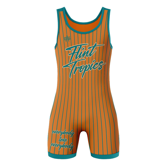 Flint Tropics Wrestling Men's Sublimated Performance Singlet - V4