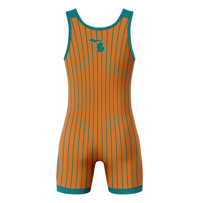 Flint Tropics Wrestling Men's Sublimated Performance Singlet - V4