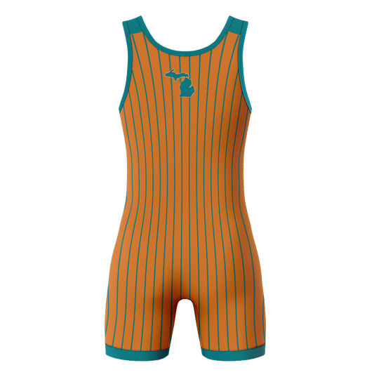 Flint Tropics Wrestling Men's Sublimated Performance Singlet - V4